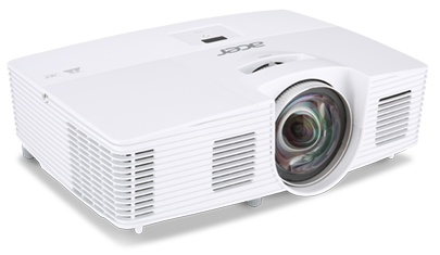 Проектор Acer S1386WHn DLP projector, Short-Throw Lens, 1280*800, DLP 3D, 20 000:1, 3600 ANSI Lumens, 2.7kg, HDMI, Lan MR.JQH11.001 MR.JQH11.001