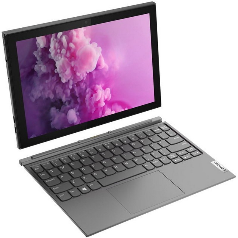 Планшетный компьютер Lenovo IdeaPad Yoga Duet 3 Celeron N4020 (1.1) 2C/RAM4Gb/ROM128Gb 10.3" IPS 1920x1200/Windows 10 Professional/серый/5Mpix/2Mpix/BT/WiFi/Touch/microSD 128Gb 82AT004CRU 82AT004CRU