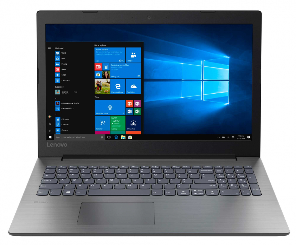 Ноутбук Lenovo IdeaPad 330-15IGM (Intel Pentium N5000 1.1 GHz/4096Mb/128Gb SSD/No ODD/Intel HD Graphics/Wi-Fi/Bluetooth/Cam/15.6/1366x768/Windows 10 64-bit) 	 81D100G3RU 81D100G3RU