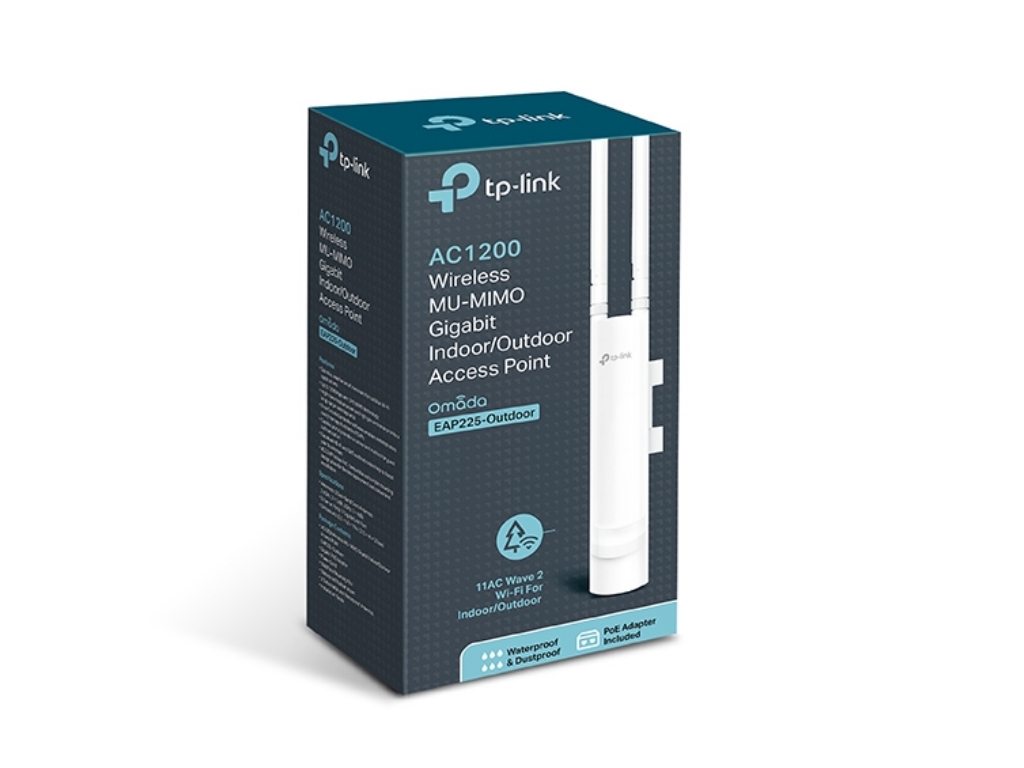 Точка доступа уличная AC1200 Wireless MU-MIMO Gigabit Indoor/Outdoor Access Point EAP-225-outdoor