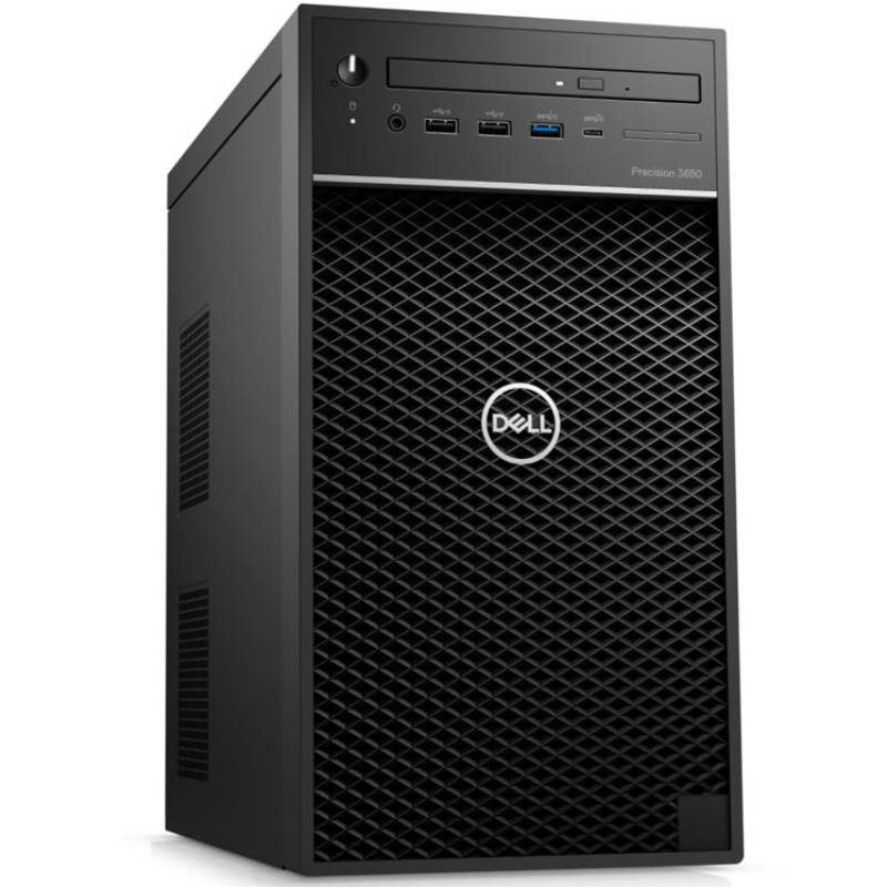 Персональный компьютер Dell Precision 3650 MT W-1370 (2.9GHz) 16GB (2x8GB) DDR4 512GB SSD (M.2 PCIe) Nvidia Quadro P2200 (5GB DDR5) TPM W10 Pro 3 years ProS+NBD 3650-0328 3650-0328