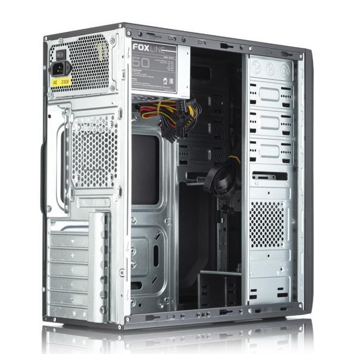 Корпус Foxline ATX , 450W , MidiTower, 200 x 416 x 415mm FL-815-FZ450R FL-815-FZ450R