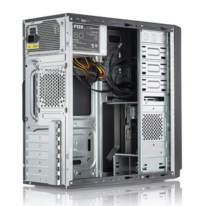 Корпус Foxline ATX Midi Tower 450 Вт FL-816-FZ450R-U31 FL-816-FZ450R-U31