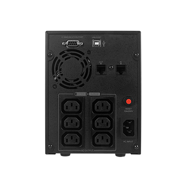 Источник бесперебойного питания CyberPower Line-Interactive, 2200VA/1320W, USB&Serial, RJ11/RJ45, 6 IEC-320 С13 розеток, Black VALUE2200EILCD VALUE2200EILCD