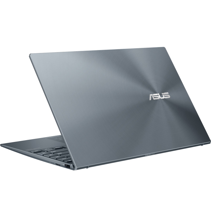 Ноутбук ASUS UX425EA-KI393T +cable+bag 14"(1920x1080 (матовый) IPS)/Intel Core i7 1165G7(2.8Ghz)/16384Mb/1024PCISSDGb/noDVD/Int:Intel Iris Xe Graphics/Cam/BT/WiFi/war 2y/1.17kg/Pine Grey/W10 + Support NumberPad / 90NB0SM1-M08860 90NB0SM1-M08860