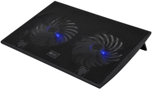 Подставка Digma для ноутбука 17"290x270x25мм 2xUSB 2x 160ммFAN 700г черный D-NCP170-2H D-NCP170-2H