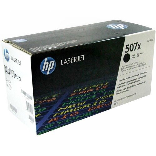 Kартридж HP 507X LaserJet для CLJ Color M551, черный (11000 стр.)(CE400X) CE400X