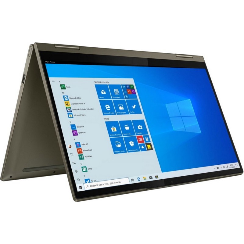 Ноутбук-трансформер Lenovo Yoga 7 14ITL5 Core i5 1135G7/8Gb/SSD512Gb/Intel Iris Xe graphics/14"/IPS/Touch/FHD (1920x1080)/Windows 10/d.green/WiFi/BT/Cam 82BH00ABRU 82BH00ABRU