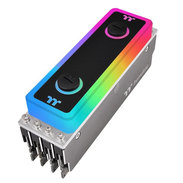 Модуль памяти Thermaltake 16GB DDR4 3200 DIMM WaterRam RGB Liquid Cooling Gaming Memory Non-ECC, CL16, 1.35V, 4xHeat Shield, 1xMemory Water Block, 1xController, XMP 2.0, Kit (2x8GB), RTL CL-W251-CA00SW-A CL-W251-CA00SW-A