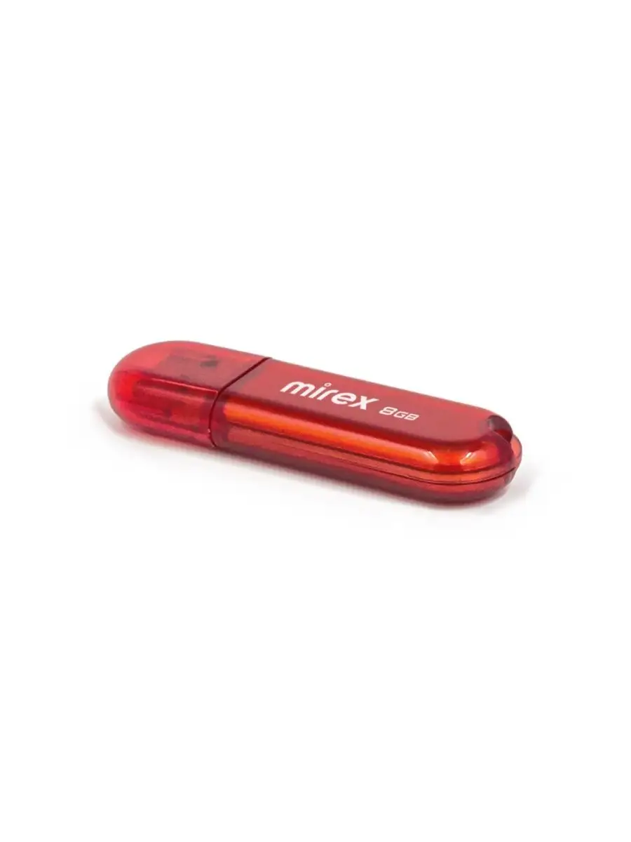 Флеш накопитель Mirex 13600-FMUCAR08 8GB,Candy,USB 2.0,красный 13600-FMUCAR08 13600-FMUCAR08