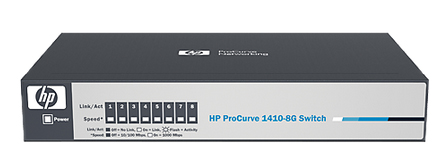 Коммутатор HPE 1410-8G ( (8 ports 10/100/1000, Unmanaged, Fanless design, desktop) J9559A
