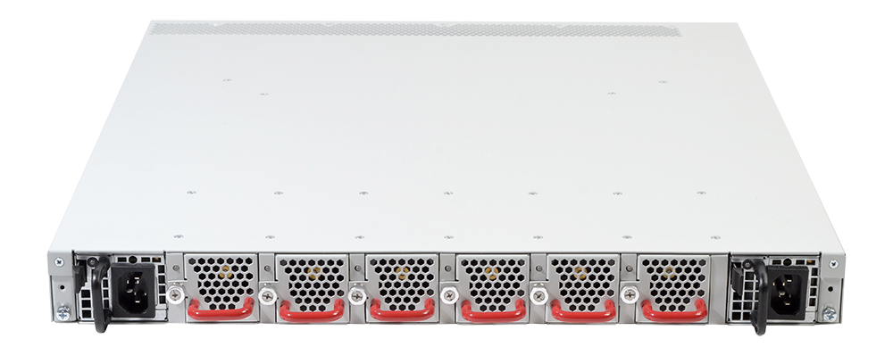 Коммутатор Eltex  1x10/100/1000BASE-T (OOB), 2x10GBASE-R (SFP+), 32 x 40GBASE-R (QSFP+)/100GBASE-R (QSFP28), 1xUSB 2.0, коммутатор L3 MES5500-32 MES5500-32