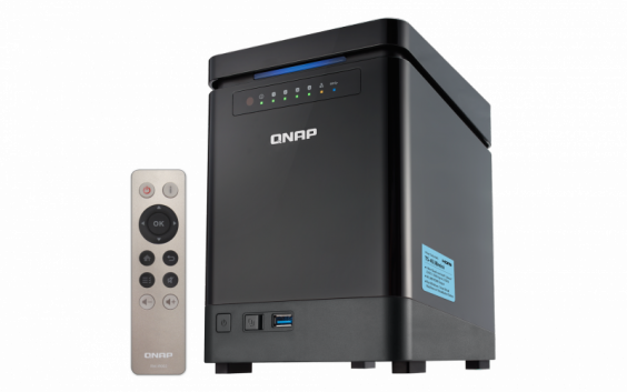 Сетевой RAID-накопитель QNAP 4 отсека для HDD, HDMI-порт. Intel Celeron J3455 1,5 ГГц, 4 ГБ. TS-453Bmini-4G TS-453Bmini-4G