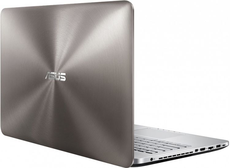 Ноутбук ASUS N552VX Intel i7 6700HQ/8Gb/1Tb/DVD-RW/15.6" FHD/NVIDIA GeForce GTX 950M 2Gb/Camera/Wi-Fi/Win10 Silver 90NB09P1-M04220 90NB09P1-M04220