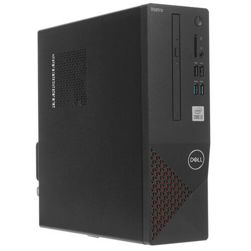 Компьютер Dell Vostro 3681 SFF i3 10100 (3.6)/8Gb/1Tb 7.2k/SSD256Gb/UHDG 630/CR/Linux/GbitEth/WiFi/BT/200W/клавиатура/мышь/черный 3681-9894 3681-9894