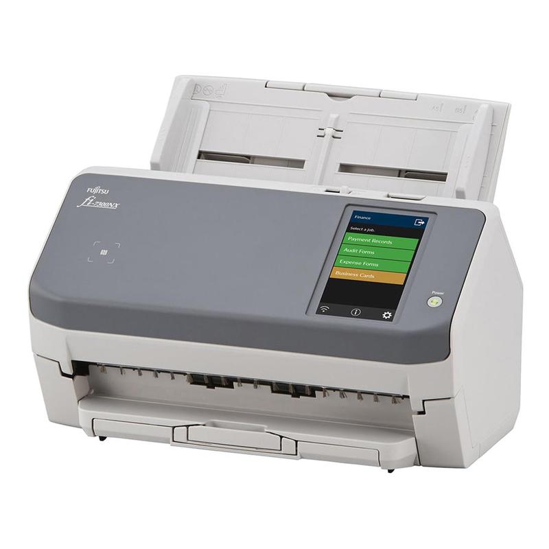 Сканер Fujitsu fi-7300NX, Document scanner, A4, duplex, 60 ppm, ADF 80, TouchScreen, Wi-Fi, USB 3.1, Gigabit Ethernet PA03768-B001 PA03768-B001