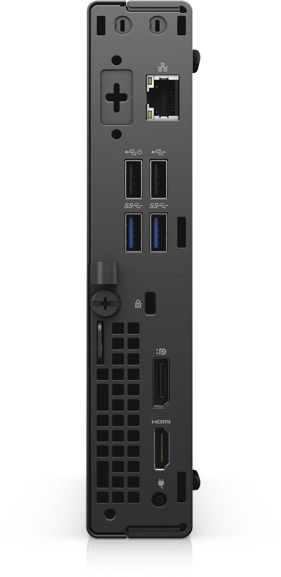 Персональный компьютер Dell Optiplex 3080 Micro Core i3-10100T (3,0GHz ) 8GB (1x8GB) DDR4 256GB SSD Intel UHD 630 TPM W10 Pro 1y NBD 3080-6650 3080-6650