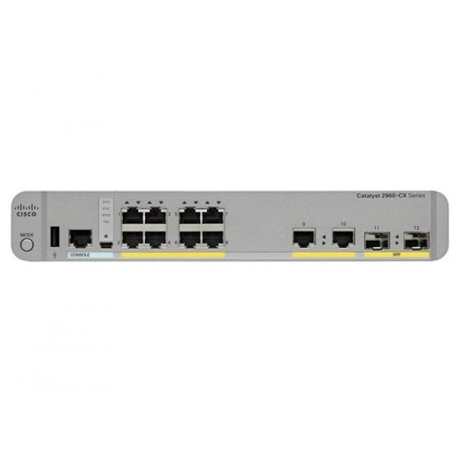 Коммутатор Cisco Catalyst 2960-CX 8 Port Data Lan Base (WS-C2960CX-8TC-L) WS-C2960CX-8TC-L