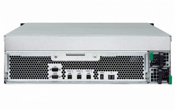 Модуль расширения QNAP SAS, 16 отсеков для HDD, стоечное исполнение, два блока питания. REXP-1620U-RP REXP-1620U-RP