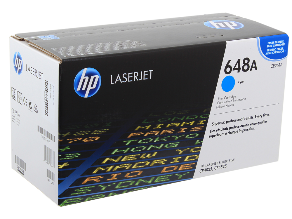Картридж HP CЕ261A синий для НР СLJ СР4025 CЕ261A #2