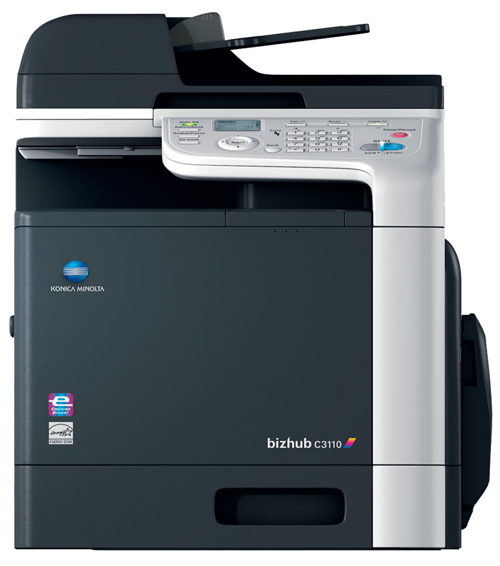 МФУ Konica Minolta bizhub C3110 цветное, А4, 31 стр/мин., до 120000 стр/мес.,сеть, автопод, дуплекс, лоток 250л, 1Гб A6DT021 A6DT021