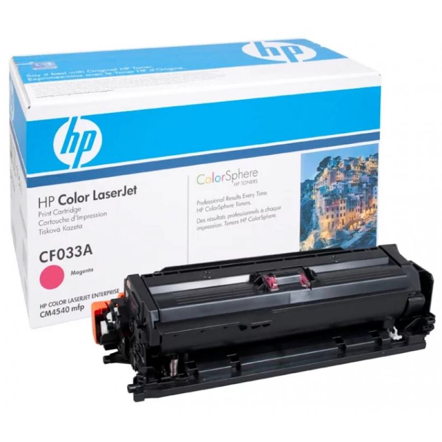 Тонер-картридж HP пурпурный для HP CM4540 (12500стр.) CF033A CF033A