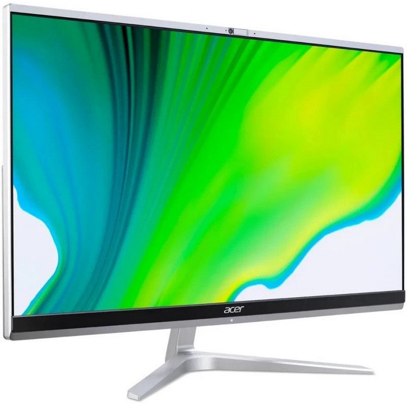 Моноблок Acer Aspire C24-1650 23.8" Full HD i3 1115G4 (2.4)/8Gb/1Tb/SSD256Gb/UHDG/CR/Windows 10/WiFi/BT/65W/клавиатура/мышь/Cam/серебристый 1920x1080 DQ.BFTER.008 DQ.BFTER.008