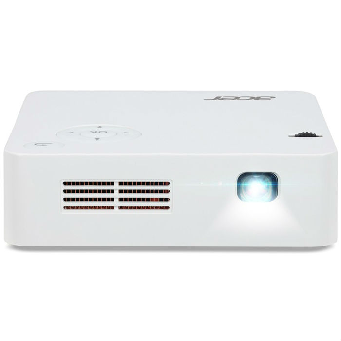 Проектор Acer C202i DLP 300Lm (854x480) 5000:1 ресурс лампы:20000часов 1xUSB typeA 1xHDMI 0.350кг MR.JR011.001 MR.JR011.001