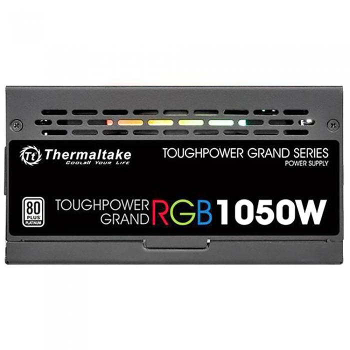 Блок питания Thermaltake Toughpower Grand 1050 1050W/Fully Modular/Riing/FullRange/Analog/80 Plus Platinum/EU/100% JP CAP/All Flat Cables RTL PS-TPG-1050F1FAPE-1 PS-TPG-1050F1FAPE-1