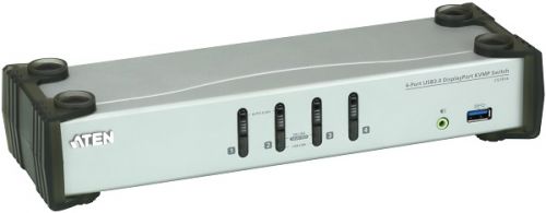 KVM переключатель ATEN 4-Port USB 3.0 DisplayPort KVMP™ Switch (Cables included) CS1914-AT-G CS1914-AT-G