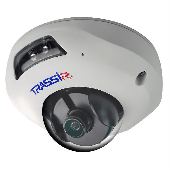 Камера видеонаблюдения TRASSIR  IP 2.8-2.8мм цветная корп.:белый  TR-D4111IR1 TR-D4111IR1