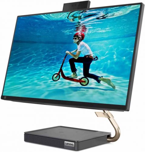 Моноблок Lenovo IdeaCentre AIO 5 27IOB6 27"(2560x1440)/Intel Core i5 11400T(1.3Ghz)/16384Mb/1024SSDGb/noDVD/Ext:nVidia GeForce RTX3050(4096Mb)/BT/WiFi/war 1y/grey/Win11Home + Keyboard, mouse USB F0G4007KRK F0G4007KRK