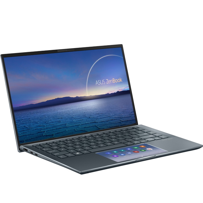 Ноутбук ASUS Zenbook 14 UX435EG-A5081T Intel Core i7-1165G7/8Gb LPDDR4X/512Gb SSD/14,0 FHD IPS AG 1920x1080/WiFi/GF MX450 2Gb/ScreenPad 2.0/Windows 10 Home/1.1Kg/Pine_grey 90NB0SI1-M03960 90NB0SI1-M03960