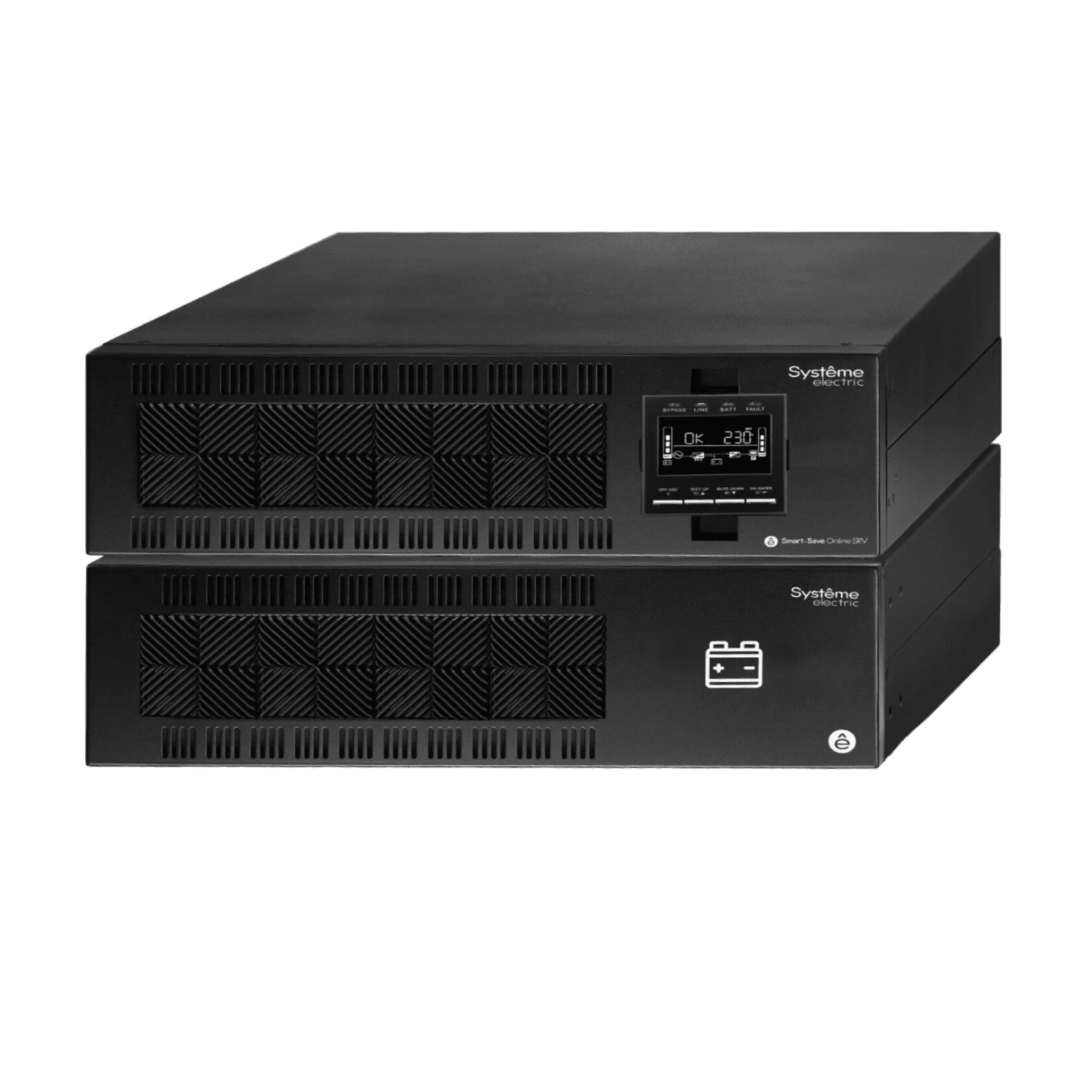 Источник бесперебойного питания Systeme Electric Smart-Save SRV 10000VA/9000W, Online, клеммы, Rack/Tower, LCD SRVSE10KRTXLI6U SRVSE10KRTXLI6U