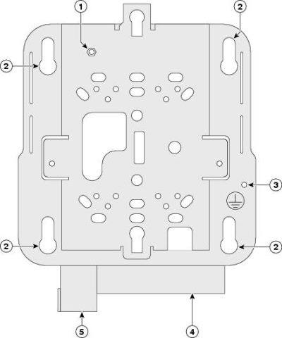Монтажный комплект для Cisco AIR-AP-BRACKET-1= AIR-AP-BRACKET-1= #1