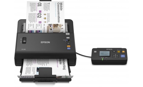 Сканер Epson WorkForce DS-860N A4, 60 стр, 600х600dpi, CIS, USB, LAN (B11B222401BT) B11B222401BT