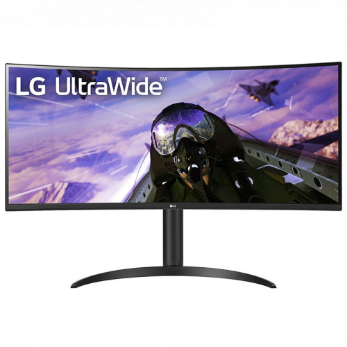 Монитор LG 34" 34WP65C-B изогнутый VA, 3440x1440, 1ms, 300cd/m2, 3000:1 (Mega DCR), 178°/178°, 2*HDMI, DP, MM, 160Hz, AMD FreeSync Premium, HDR10, HAS, Tilt, Bla  34WP65C-B 34WP65C-B #1