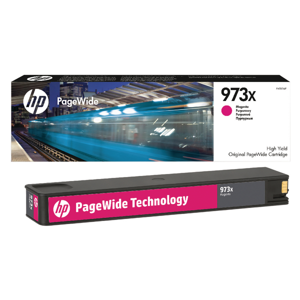 Картридж струйный HP 973XL пурпурный для HP PW Pro 477dw/452dw (7000стр.) F6T82AE F6T82AE