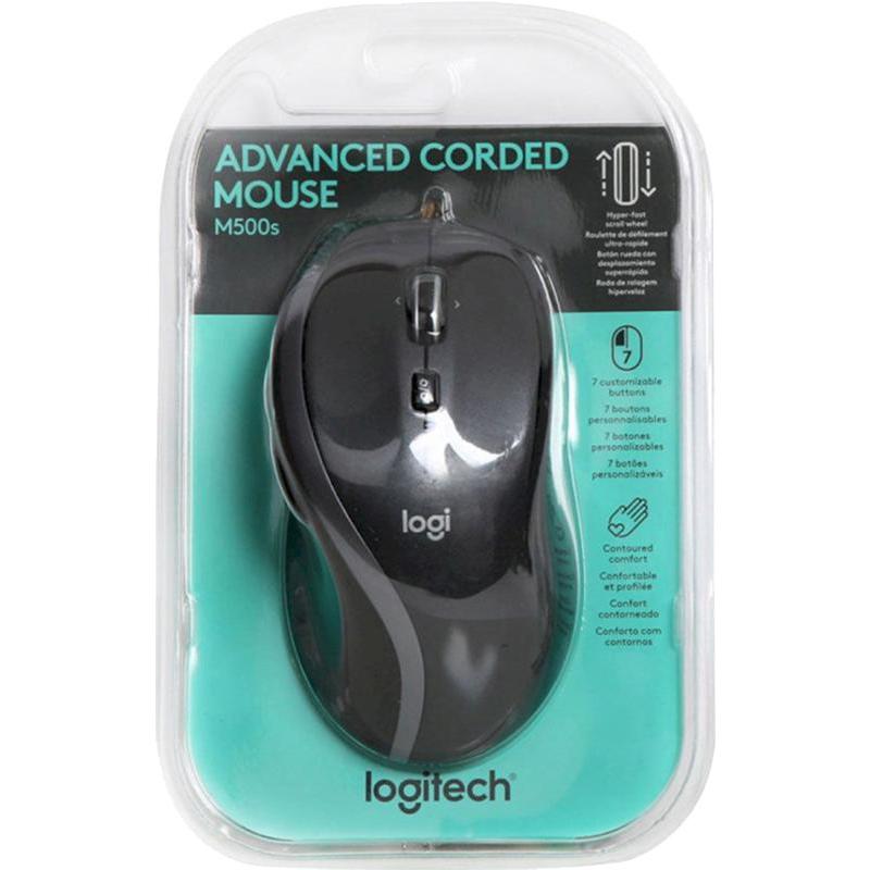 Мышь проводная Logitech M500s USB, Black, 400-4000dpi 910-005784 910-005784 #4