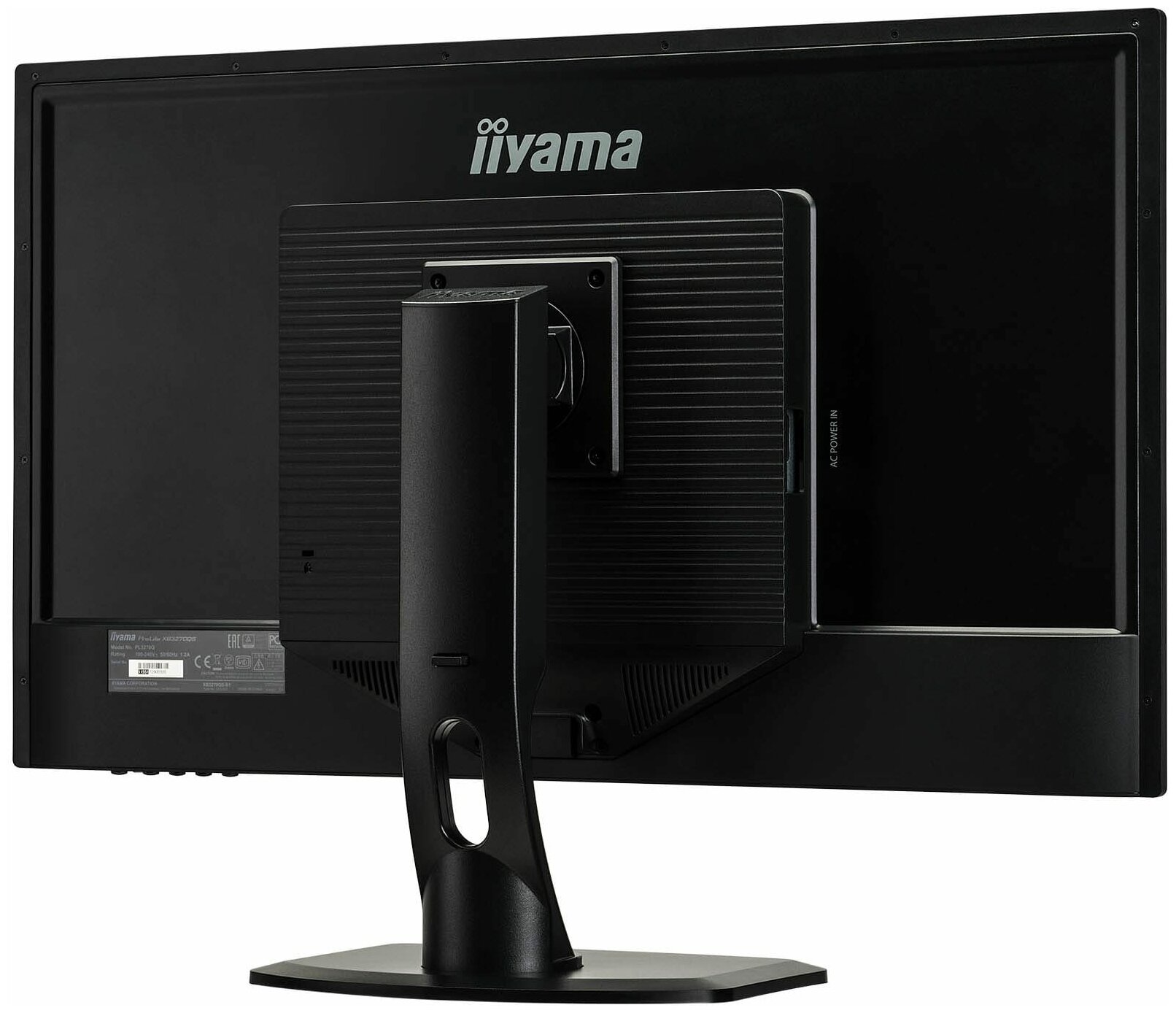 Монитор Iiyama 32" ProLite черный IPS 4ms 16:9 DVI HDMI M/M матовая HAS Pivot 1200:1 300cd 178гр/178гр 2560x1440 DisplayPort  XB3270QS-B1 XB3270QS-B1