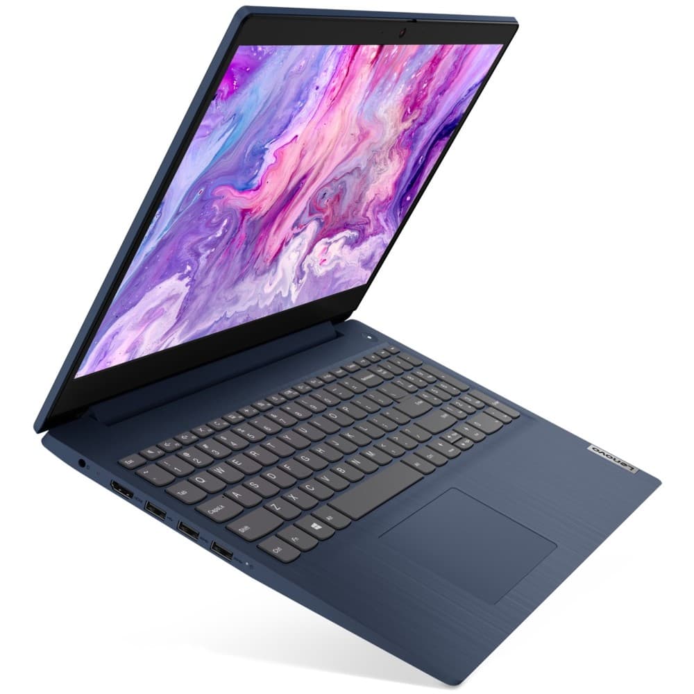 Ноутбук Lenovo IdeaPad 3 15ALC6 15,6 FHD (1920x1080)IPS AG, Ryzen 3 5300U, 2x4GB DDR4 3200, 256GB SSD M.2, Radeon Graphics, WiFi, BT, TPM2, HD Cam, 45Wh, 65W Round Tip, NoOS, 1Y, Abyss Blue, 1.65kg 82KU01MCRE 82KU01MCRE