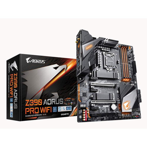 Материнская плата Gigabyte Socket 1151, Intel®Z390, 4xDDR4-2666, HDMI, 3xPCI-Ex16, 3xPCI-Ex1, 6xSATA3 Z390 AORUS PRO WIFI Z390 AORUS PRO WIFI