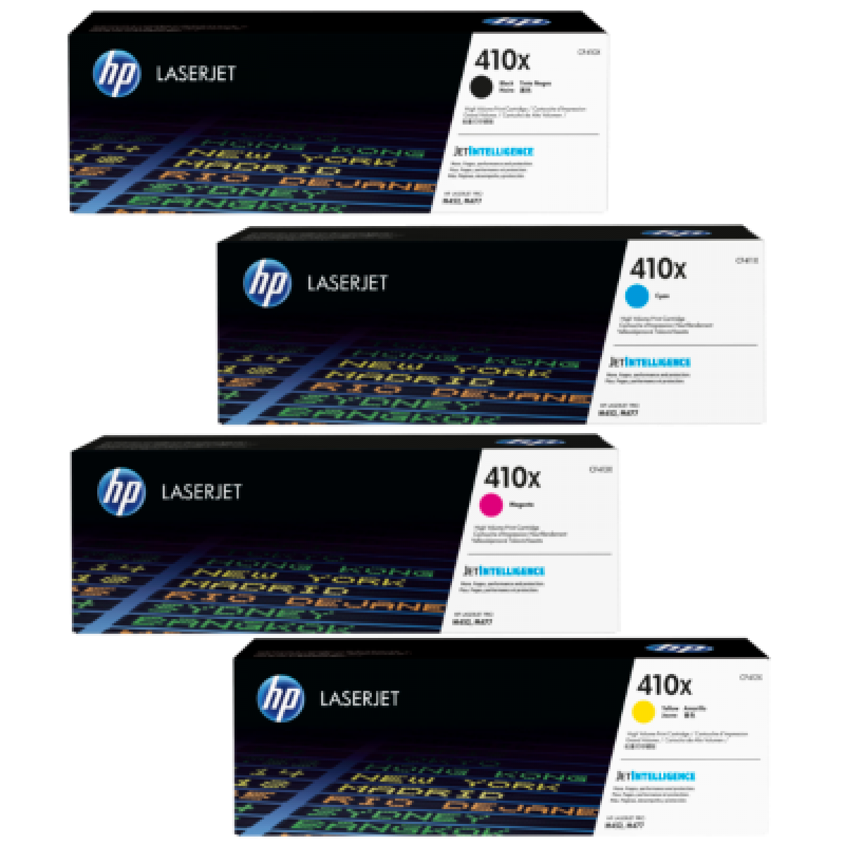 Тонер-картридж HP 410X Cyan для CLJ Pro M377dw/M452nw/M452dn/M477fnw/M477fdn/M477fdw CF411XC CF411XC