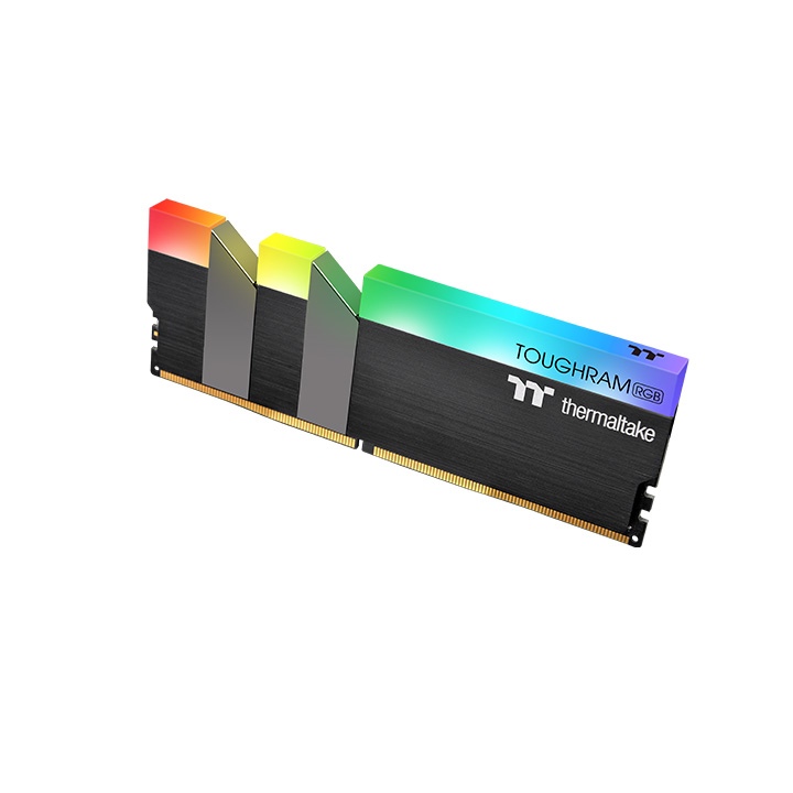 Модуль памяти Thermaltake 16GB DDR4 3600 DIMM TOUGHRAM RGB Black Gaming Memory Non-ECC, CL18, 1.35V, Heat Shield, XMP 2.0, Kit (2x8GB), RTL (522076) R009D408GX2-3600C18B R009D408GX2-3600C18B