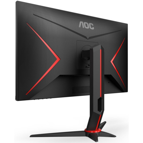 Монитор AOC 27'' LCD [16:9] 1920х1080(FHD) IPS, nonGLARE, 250cd/m2, H178°/V178°, 1000:1, 20M:1, 16.7M, 1ms, VGA, 2xHDMI, DP, USB-Hub, Height adj, Pivot, Tilt, Swivel, Speakers, 2Y, Black 27G2U 27G2U