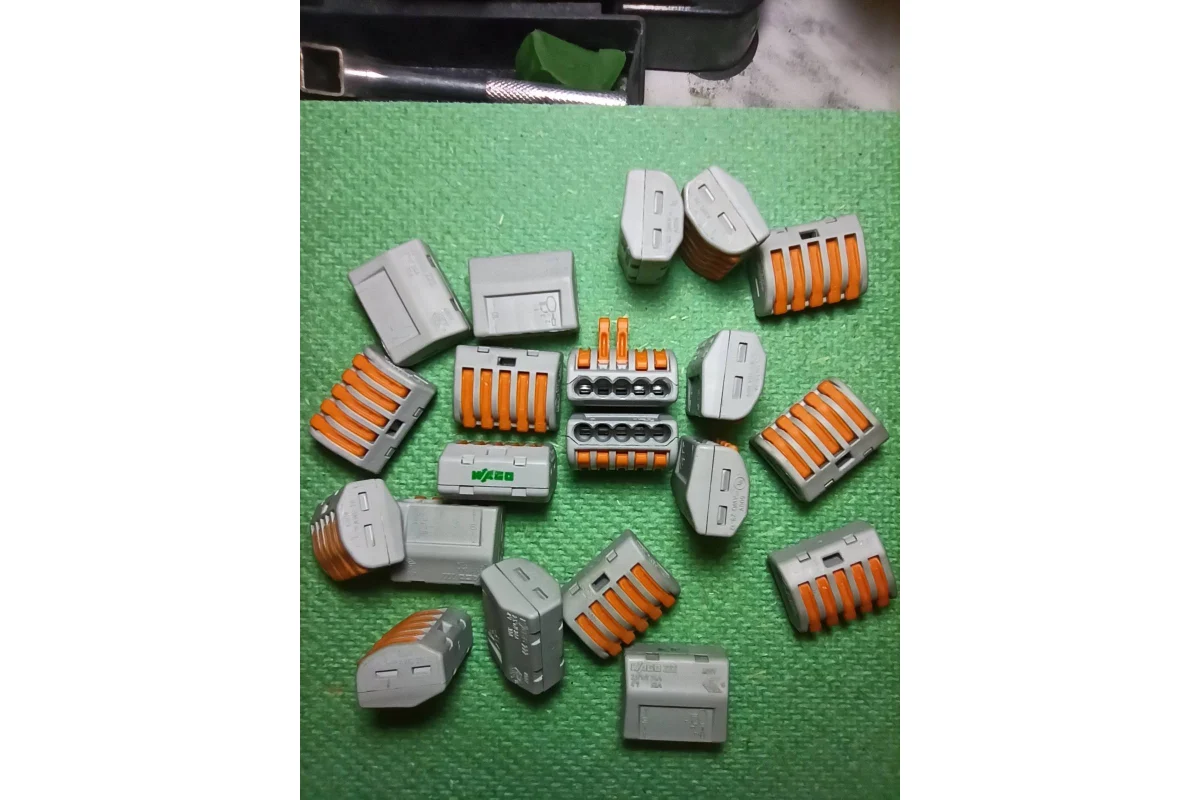 WAGO 222-415 клемма 5-проводная, клеммник для медного провода 222-415 #4