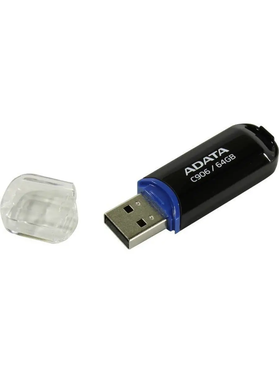 Флеш накопитель ADATA  AC906-64G-RBK 64GB,Classic C906,USB 2.0,черный AC906-64G-RBK AC906-64G-RBK