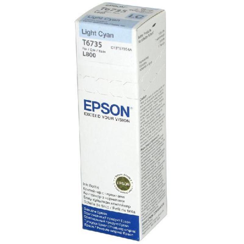 Чернила Epson для Stylus Photo L800, light cyan,70 мл. (C13T67354A) C13T67354A