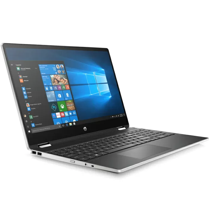 Ноутбук-трансформер HP Pavilion x360 15-dq1000ur Core i3 10110U/4Gb/SSD256Gb/Intel UHD Graphics/15.6"/IPS/Touch/FHD (1920x1080)/Windows 10/silver/WiFi/BT/Cam 9PU45EA 9PU45EA