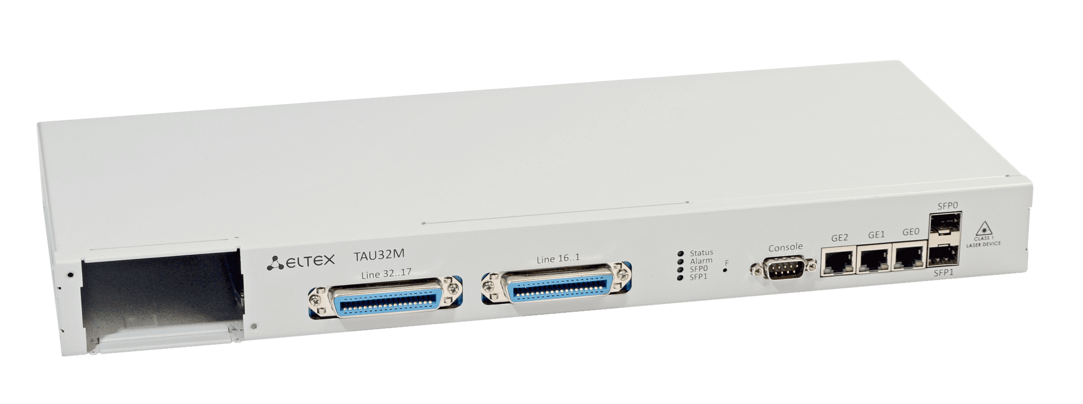 VoIP-шлюз Eltex  4 слота для субмодулей TAU32M-M8S или TAU32M-M8O, 3хRJ-45 (LAN), 2 шасси под SFP, 1 слот для блока питания  PM160-220/12 или PM100-48 TAU-32M.IP-S #3